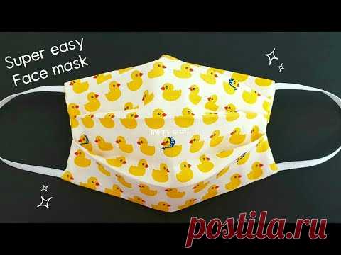 Face Mask Sewing Tutorial - How to Make Face Mask with Filter Pocket - Face Mask No Sewing Machine