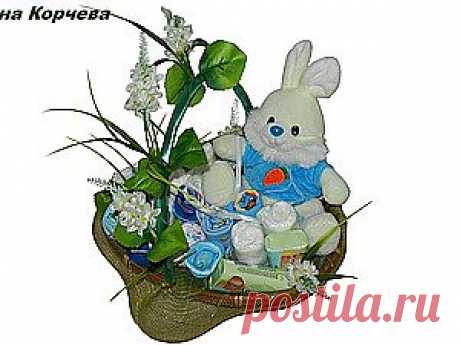 Подарок новорожденному своими руками - Ярмарка Мастеров - ручная работа, handmade