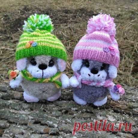 1000 схем амигуруми на русском: Вязаные щенки спицами