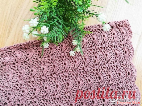 .«Баттерфляй». Розовое ажурное платье. - Все в ажуре... (вязание крючком) - Страна Мам