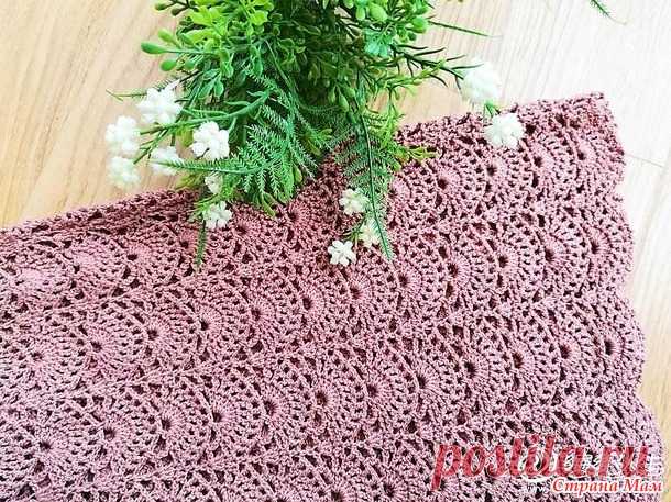 .«Баттерфляй». Розовое ажурное платье. - Все в ажуре... (вязание крючком) - Страна Мам