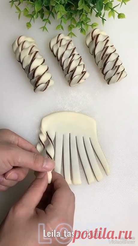 красивая лепка выпечки Amazing Pastry Tutorial #shorts