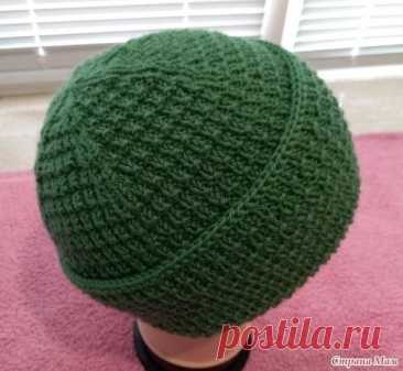 Шапочка "Лесная мята" Пряжа: YARNA NEW MASTER ZAFFIRO (80% мериносовая шерсть, 20% акрил, 125м/50г), цвет: № 9 (тёмная мята). Цвет красивый, один из любимейших оттенков зелёного. Но, к сожалению, уже снят с производства.Спицы:китайские № 3/35 (прямые), № 3/40 (круговые), № 3,5/40 (круговые);KNIT PRO № 3/100...