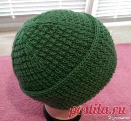 Шапочка "Лесная мята" Пряжа: YARNA NEW MASTER ZAFFIRO (80% мериносовая шерсть, 20% акрил, 125м/50г), цвет: № 9 (тёмная мята). Цвет красивый, один из любимейших оттенков зелёного. Но, к сожалению, уже снят с производства.Спицы:китайские № 3/35 (прямые), № 3/40 (круговые), № 3,5/40 (круговые);KNIT PRO № 3/100...