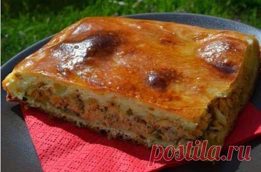 Рыбный пирог на скорую руку 
Пирог - просто палочка-выручалочка! 
Для приготовления необычайно вкусного и ароматного пирога с рыбой и картофелем необходимы следующие продукты: 

5 небольших картофелин;
Показать полностью…
