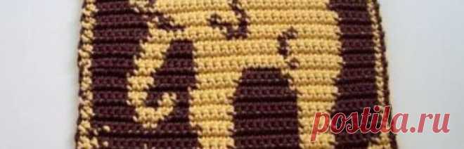 Жаккард крючком