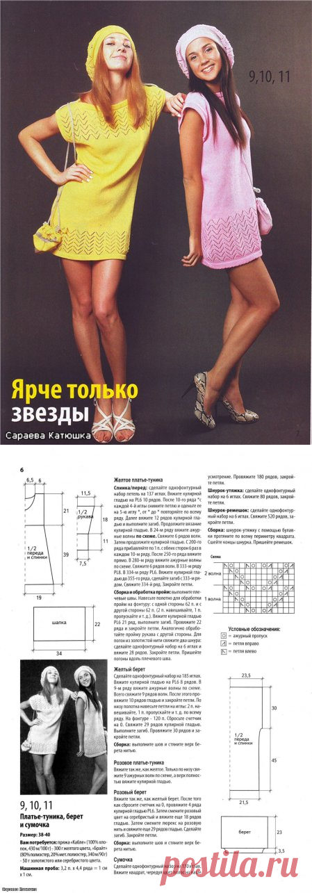 Машинное вязание _Туника