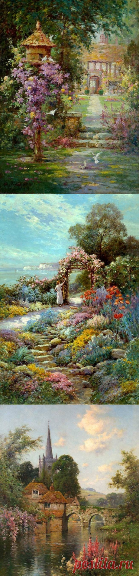 Художник Альфред Фонтвилль де Бреански, младший (Alfred de Breanski, Jr.). Картины