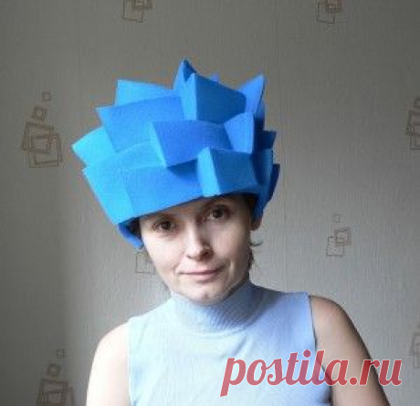 Шапочка-парик для костюма фиксика Нолика.