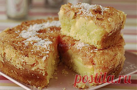 Яблочно-кокосовый пирог | FEMIANA