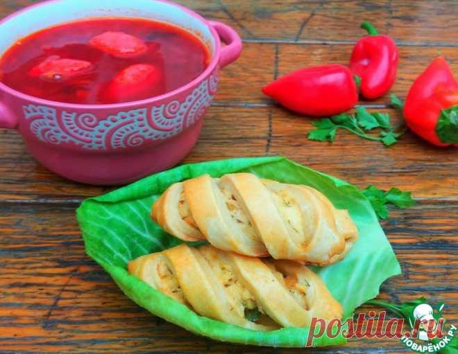 Песочные пирожки с мясом и сыром – кулинарный рецепт