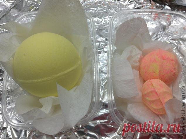 Бомба для ванны с сюрпризом - Ярмарка Мастеров - ручная работа, handmade