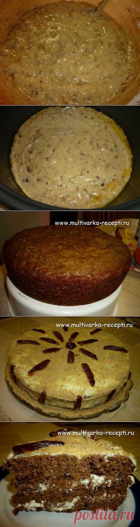 Финиковый торт в мультиварке |