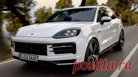 Внедорожник Porsche Cayenne S E-Hybrid 2024: фото, салон, комплектация