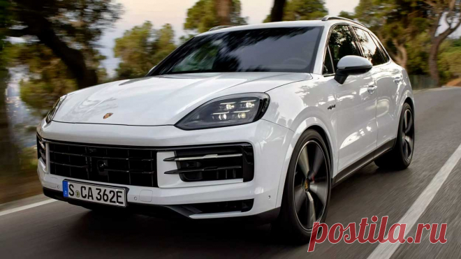 Внедорожник Porsche Cayenne S E-Hybrid 2024: фото, салон, комплектация
