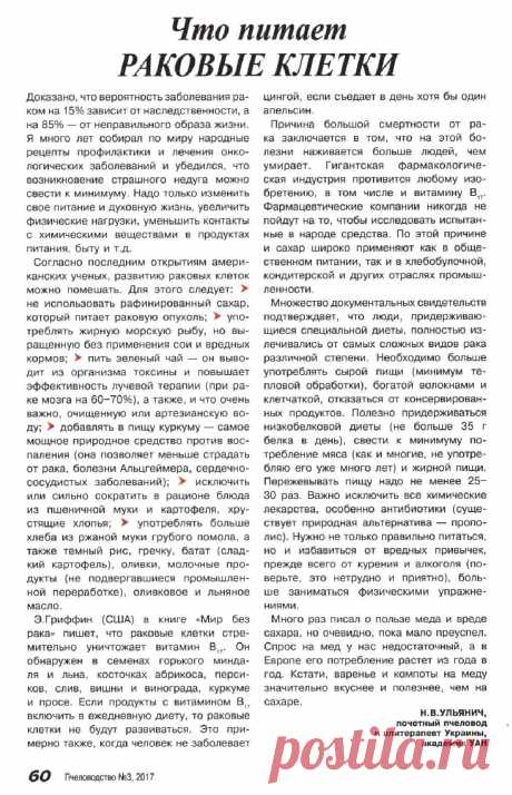 Что питает раковые клетки