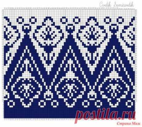 . Восточные мотивы - Жаккард ПАХТА. Перфокарта 24х60. Перфокарта 30х60 - Машинное вязание - Страна Мам