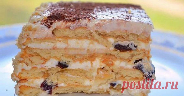 Торт с черносливом без выпечки | Самые вкусные кулинарные рецепты