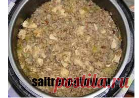 Как приготовить гречку с мясом в мультиварке