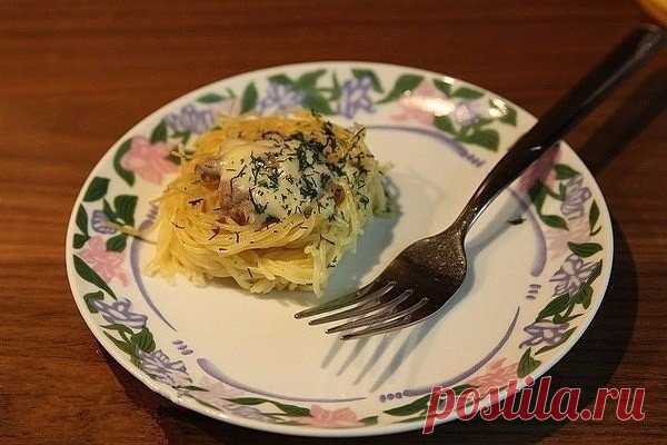 Как приготовить гнёзда - быстро, вкусно и очень просто. - рецепт, ингредиенты и фотографии