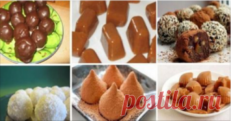 ТОП-6 рецептов наивкуснейших домашних конфет Получается намного вкуснее магазинных сладостей! Сладкоежки, обязательно сохраняйте рецепты!