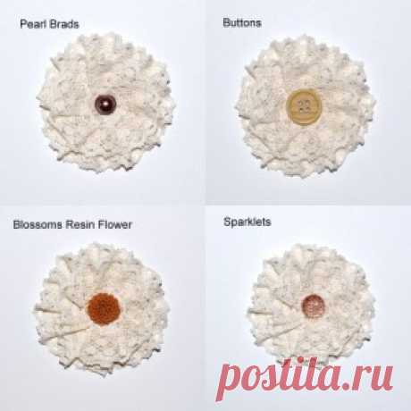 Tuesday Tip - No Sew Lace Flowers - Kaisercraft Official Blog