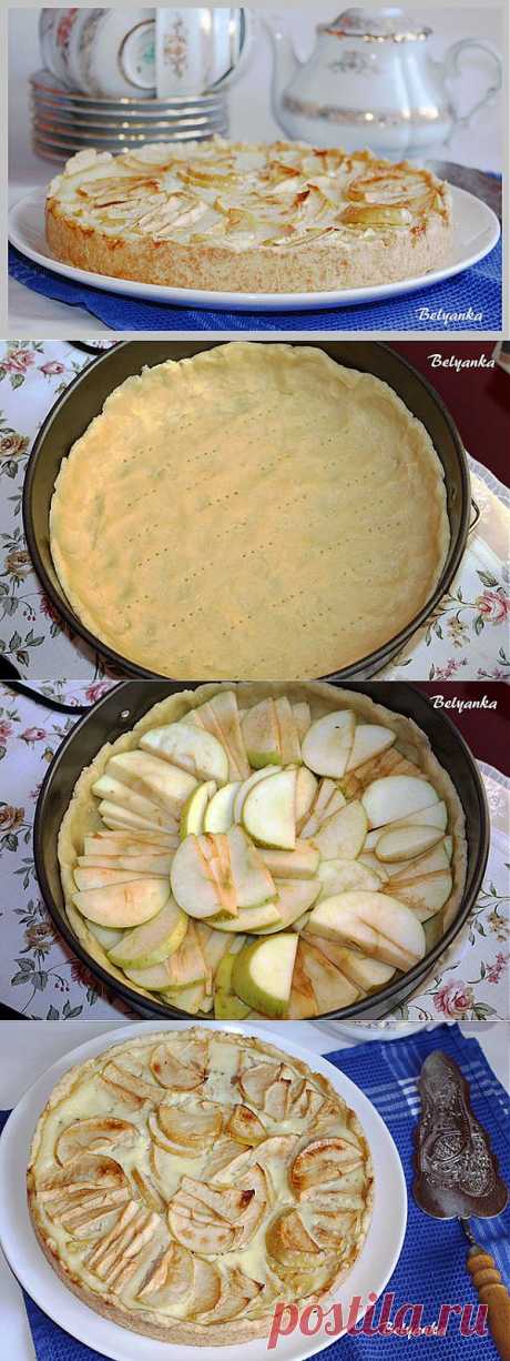 Вкусные и простые рецепты: Немецкий яблочный пирог с йогуртом