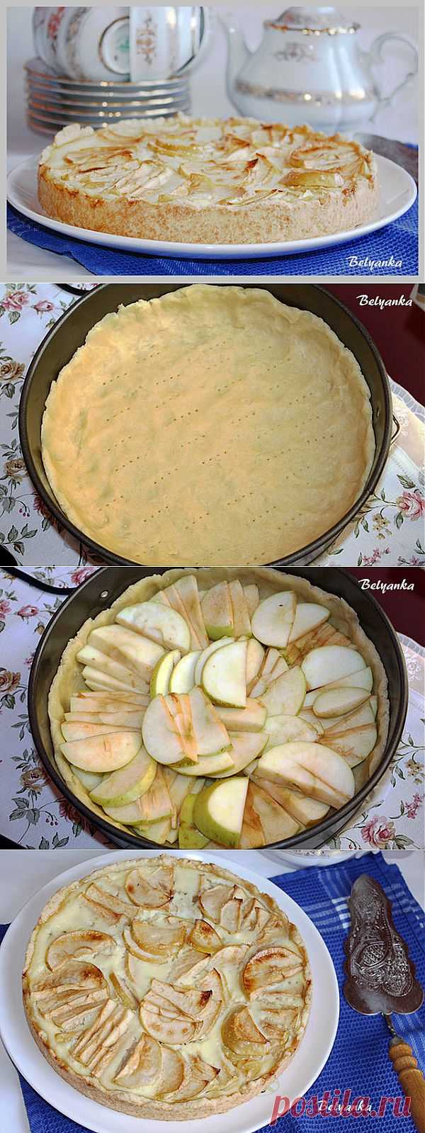 Вкусные и простые рецепты: Немецкий яблочный пирог с йогуртом