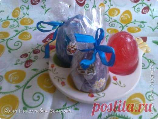 Пасхальные яйца из мыла своими руками.