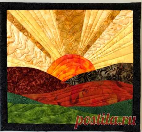 Landscapes Quilts Gallery - Art Quilts by Sharon