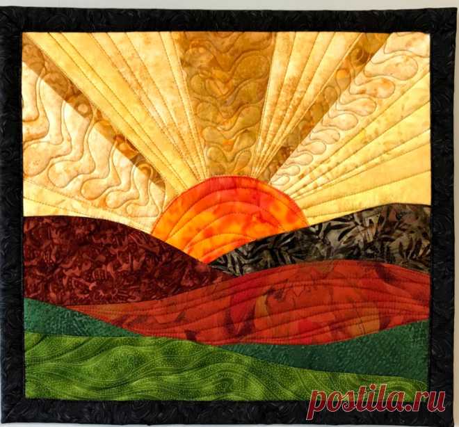 Landscapes Quilts Gallery - Art Quilts by Sharon
