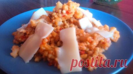 Цветная капуста с необжаренной гречкой с индийским ароматом | Foodbook.su Очень легкое и полезное, практически диетическое блюдо. Необжаренная гречка приобретает совсем новый вкус и аромат.