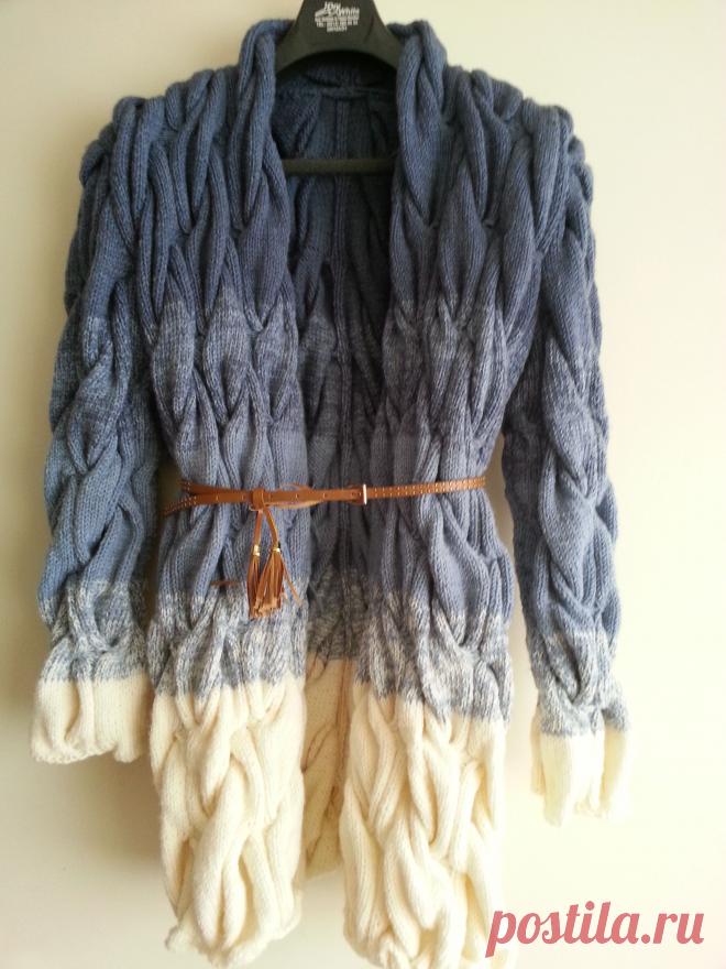 Кардиган в стиле Лало. / Вязание спицами / Вязание спицами. Работы пользователей