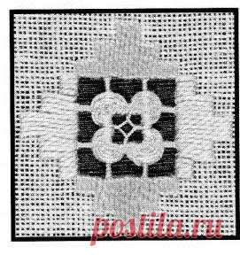 Школа HARDANGER | Урок вышивки 21 - Цветок из паучков (Spider Web Flower) | Школа HARDANGER