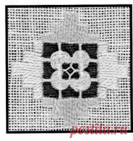 Школа HARDANGER | Урок вышивки 21 - Цветок из паучков (Spider Web Flower) | Школа HARDANGER