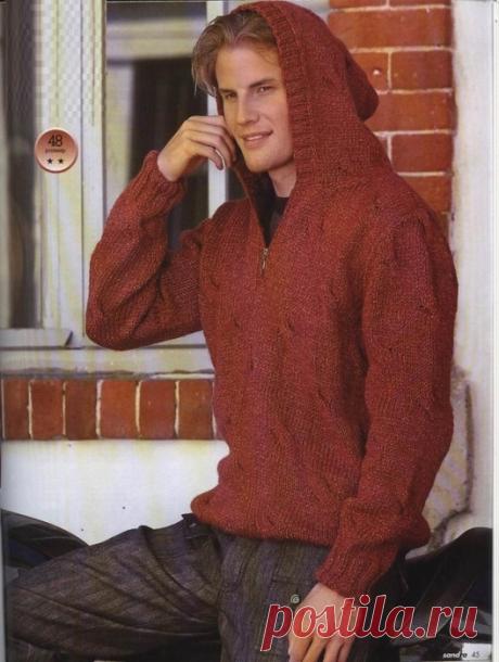 Пуловер. Спицы.