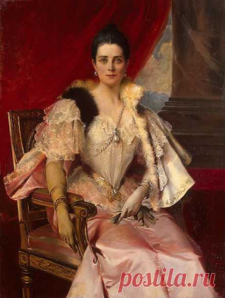 Francois Flameng (1856-1923) - Портрет княгини Зинаиды Николаевны Юсуповой