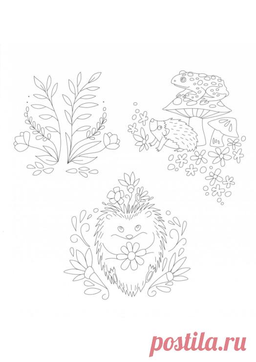 (8) Gallery.ru / Фото #16 - Embroidered Woodland Creatures - 2018 - Chispitas