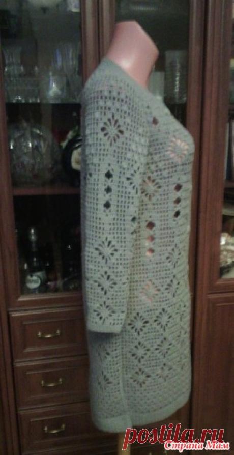 . КАРДИГАН ФИЛЕЙНОЙ ВЯЗКОЙ - Все в ажуре... (вязание крючком) - Страна Мам