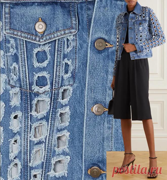 Терпенье и труд всё перетрут - идея переделки джинсовки