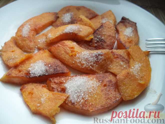 Рецепт: Жареная тыква сладкая на RussianFood.com