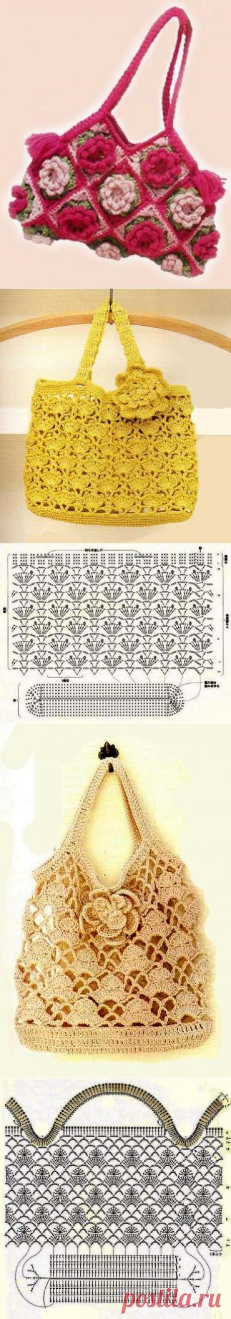 Сумки,связанные крючком