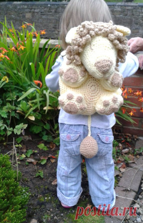 Bag Crochet Pattern Lion Leo Backpack von PeachUnicornCrochet