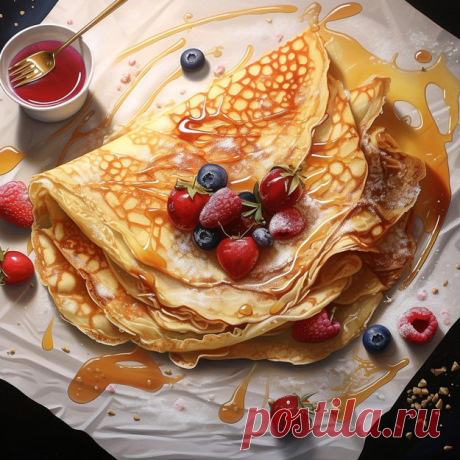 В 2025 году #Масленица продлится с 24 февраля по 2 марта.
- #Блины мы печем не только на Масленицу, но все же много рецептов не бывает. 

Вот этот #рецепт_блинов на кефире я попробовала — и да, он хорош!