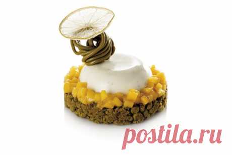 Тарталетка "Лайм и фисташка" - PastryArt.ru