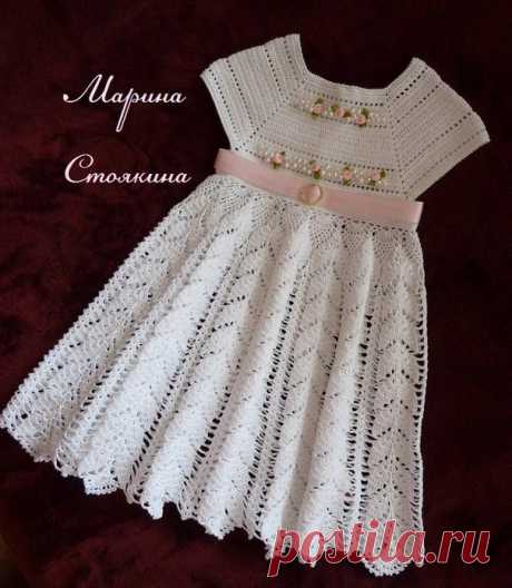Нарядный комплект для девочки. Схемы