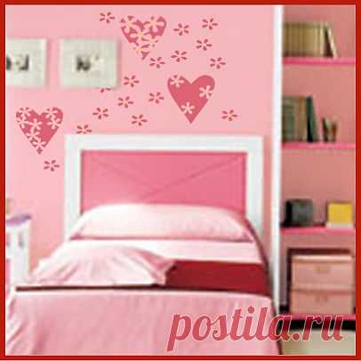 Трафарет сердца своими руками