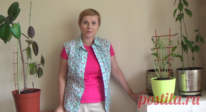 Жилетка-блузка