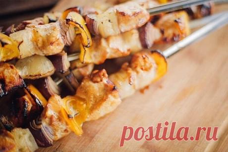 Куриный шашлыĸ в кисло-слaдком соусe - Dynastyofchefs.ru