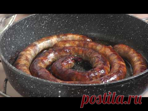 Домашняя мясная колбаса - лучший рецепт!